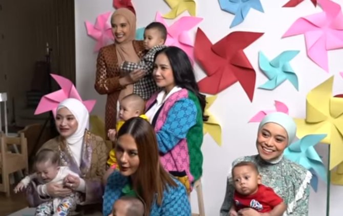 menggemaskan ini momen pemotretan rayyanza dan para bayi 039sultan039