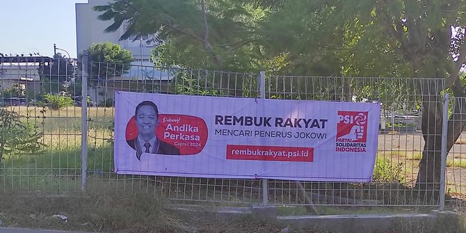 Spanduk Dukung Andika Perkasa Capres 2024 Muncul di Kupang, PSI Sebut Jaring Aspirasi