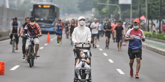 Car Free Day Jakarta Kembali Digelar, Warga Padati Bundaran HI