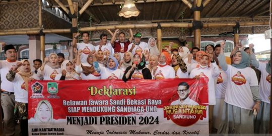 Jawara Bekasi Dukung Sandiaga Uno Maju Sebagai Capres 2024