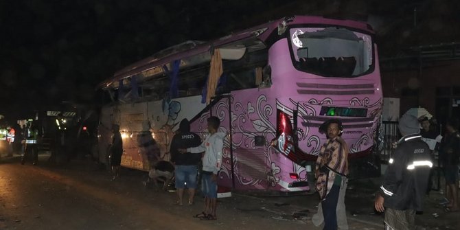 Kecelakaan Bus Pariwisata di Ciamis Diduga akibat Rem Blong