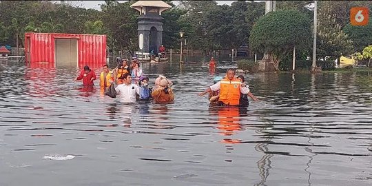 5 Fakta Banjir Rob Semarang, Ketinggian Air Capai 1,5 Meter
