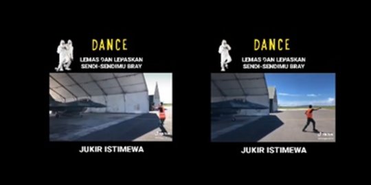 Aksi Juru Parkir Jet Tempur TNI ini Kocak Banget, Arahkan Pesawat Sambil Asyik Joget