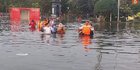 Kawasan Pelabuhan Semarang Masih Tergenang Banjir Rob, Aktivitas Produksi Terhenti