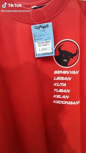 viral kaos partai dijual di thrift shop jepang