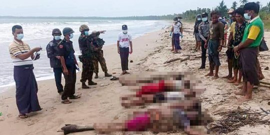 14 Mayat Pengungsi Rohingya Ditemukan Terdampar di Pantai Myanmar