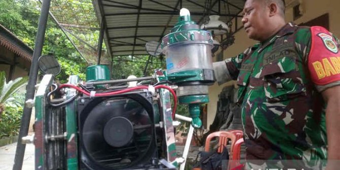 Keren! Para Prajurit TNI Pakai Motor Berbahan Bakar Air, Penciptanya Warga Cirebon