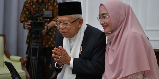 Gantikan Pratikno, Ma'ruf Amien Jadi Saksi Pernikahan Adik Jokowi