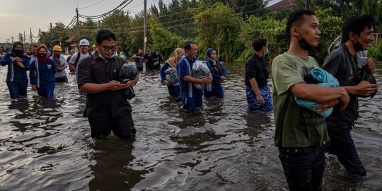 5.000 Keluarga Masih Terdampak Banjir Rob di Semarang