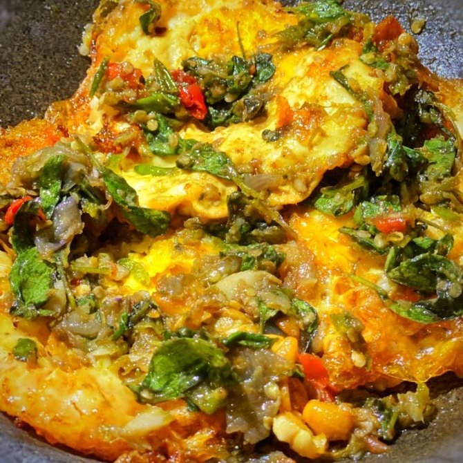 resep telur geprek