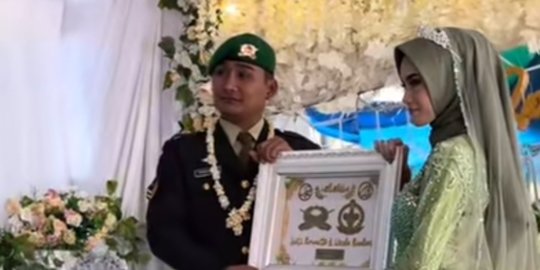 Viral Pernikahan Beda Usia, Suami Masuk TNI Istri Masih SD