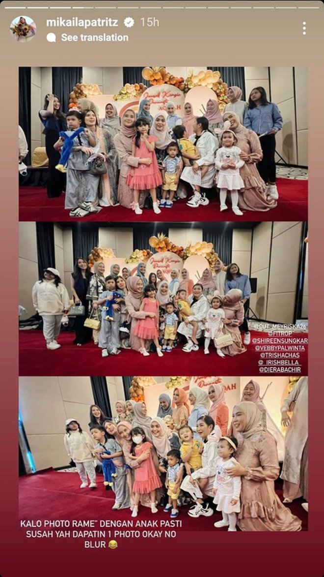 digelar mewah ini potret akikah baby jourell anak kedua roger dan cut meyriska