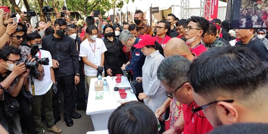 Teriakan 'Puan Presiden' Menggema saat Acara Festival Kopi PDIP