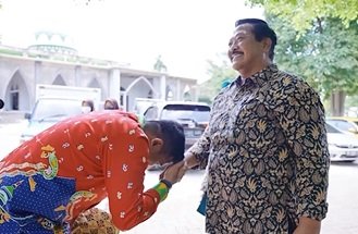 bobby nasution berkunjung ke sekolah lamanya