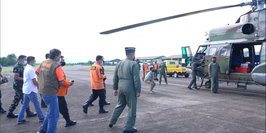 Pencarian Penumpang KM Ladang Pertiwi, TNI AU Kerahkan Super Puma