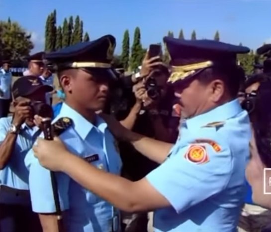 perwira au handika relangga anak eks panglima tni