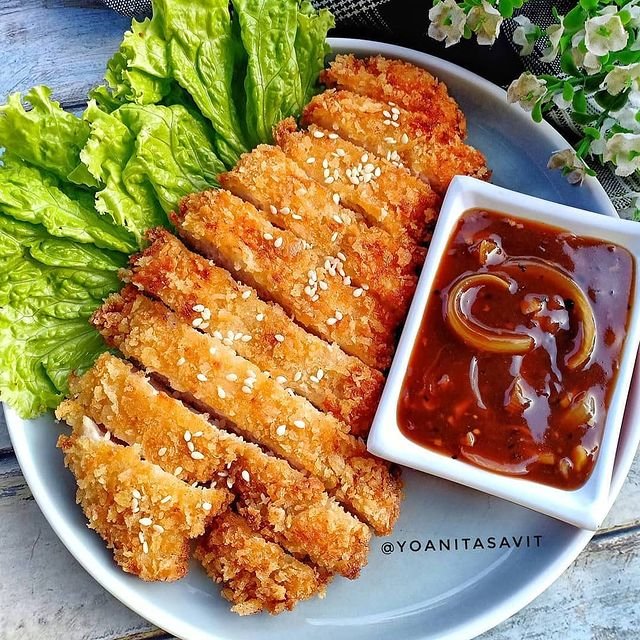 chicken katsu saus teriyaki