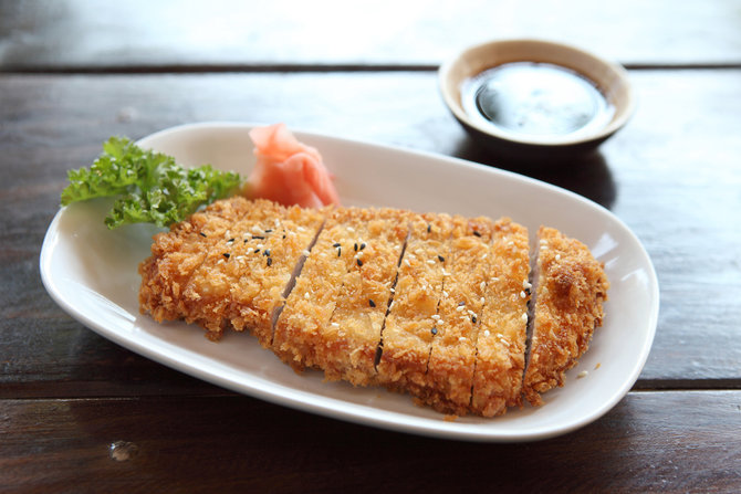 ilustrasi chicken katsu