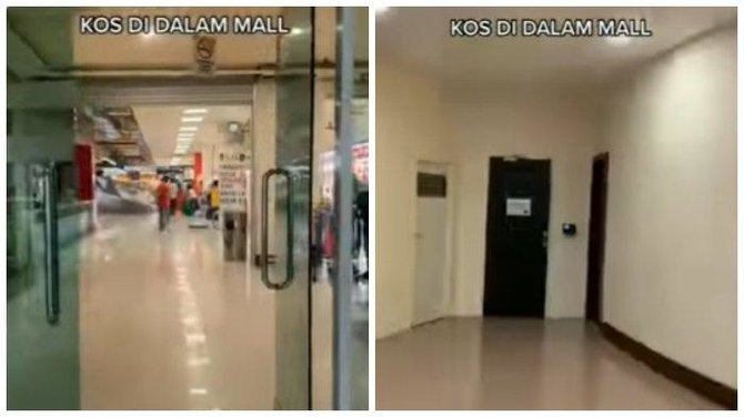kos kosan di dalam mall