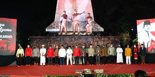 Peringati Kelahiran Pancasila, Ribuan Warga Solo Hadiri Umbul Dunga Lintas Agama