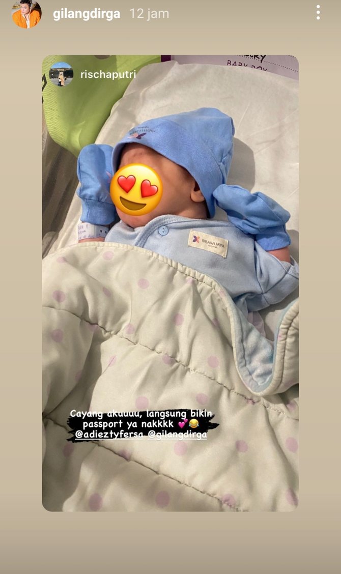 lahirkan anak laki laki intip momen persalinan istri gilang dirga yang penuh haru