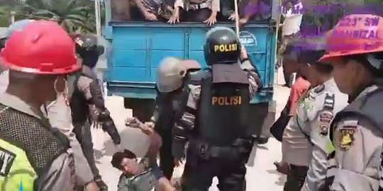 Viral Video Polisi di Rokan Hulu Aniaya Pendemo, Pelaku Ditindak Tegas