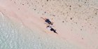 Main hingga Mandi Busa di Pantai, Ini Momen Seru Liburan Syahnaz di Pulau Komodo
