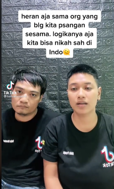 pasutri kerap dituding pasangan gay karena istri tomboy