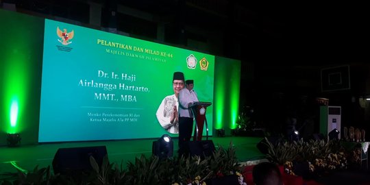 Airlangga Berharap MDI Dekatkan Golkar dengan Umat Islam