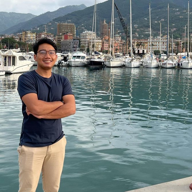 foto eril sebelum tenggelam di sungai aare swiss