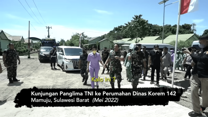 jenderal andika kunjungi rumah dinas baru tni
