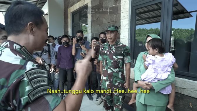 jenderal andika kunjungi rumah dinas baru tni