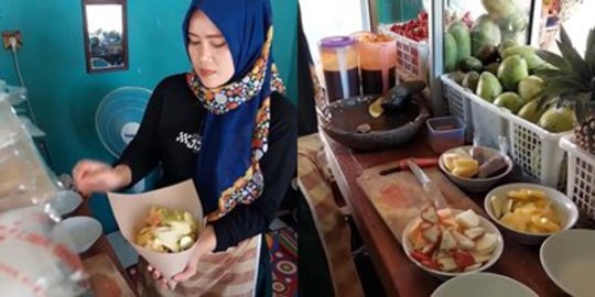 Awalnya Hobi Makan Rujak, Teh Lilis Kini Jualan Rujak dengan Omzet Rp2 Juta/hari