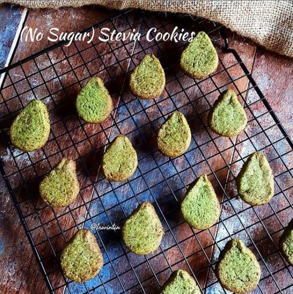 cookies stevia matcha