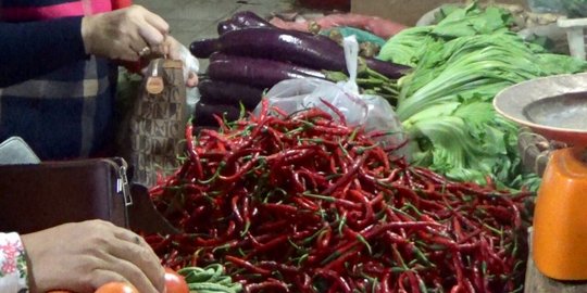 Harga Cabai Merah Meroket dari Rp29.000 Jadi Rp60.000 per Kilogram