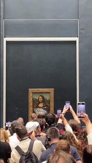 diproses hukum ini nasib pria yang lempar kue ke lukisan monalisa di museum louvre