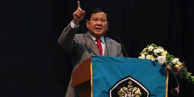 Prabowo: Kalau Kalah Jangan Mengakui Anggap Saja Kemenangan Tertunda