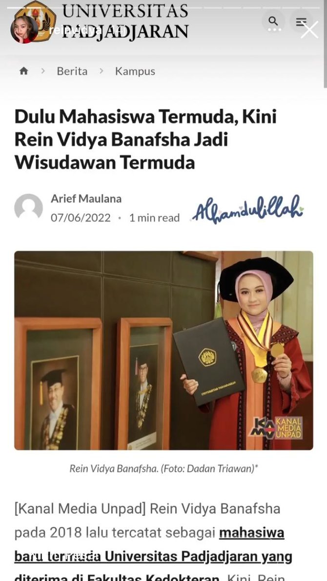 wisudawan kedokteran termuda