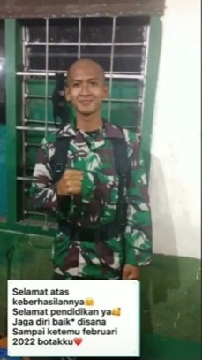 cita cita dari kecil pria ini akhirnya tercapai menjadi tni