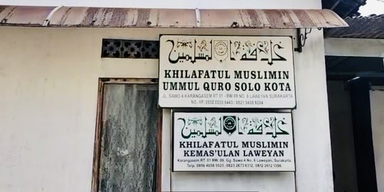 Begini Kondisi Kantor Khilafatul Muslimin di Solo
