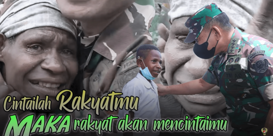 Barisan Rakyat Papua Dibuat Menangis oleh TNI, Alasannya Bikin Haru