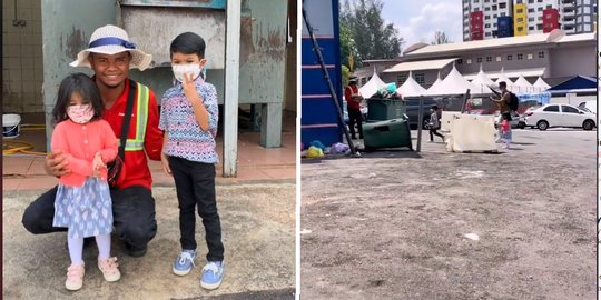 Anak Kecil Ini Kagumi Petugas Kebersihan yang Datang ke Rumah, Jadi Cita-cita