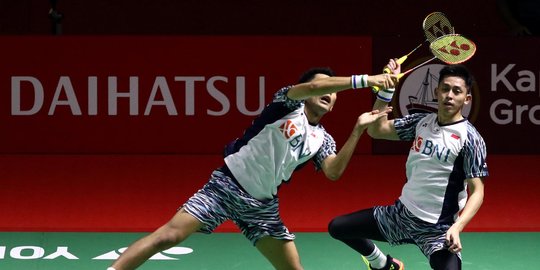 Ganda Putra Indonesia Fajar/Rian Melenggang ke Perempat Final Indonesia Masters 2022