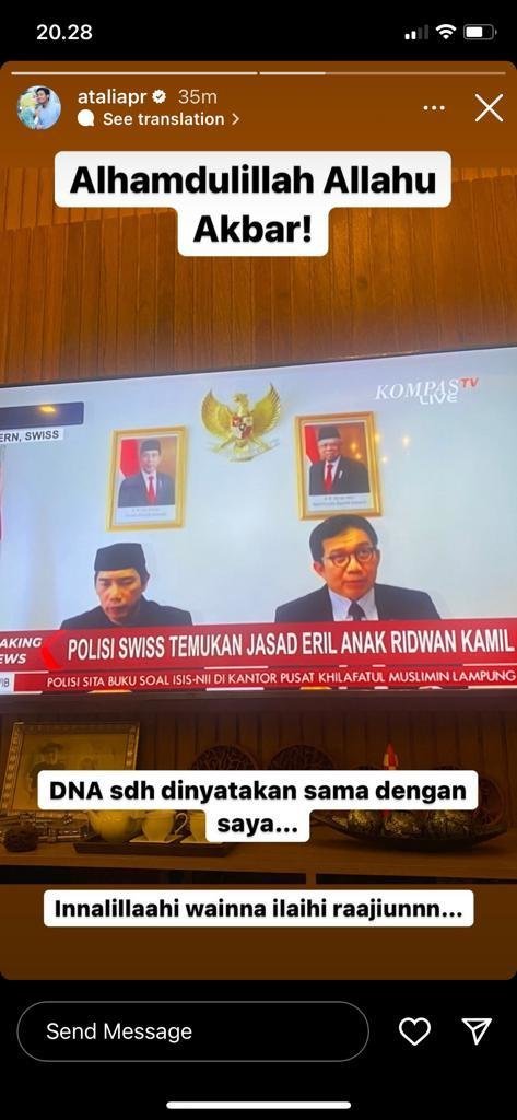 jenazah eril ditemukan