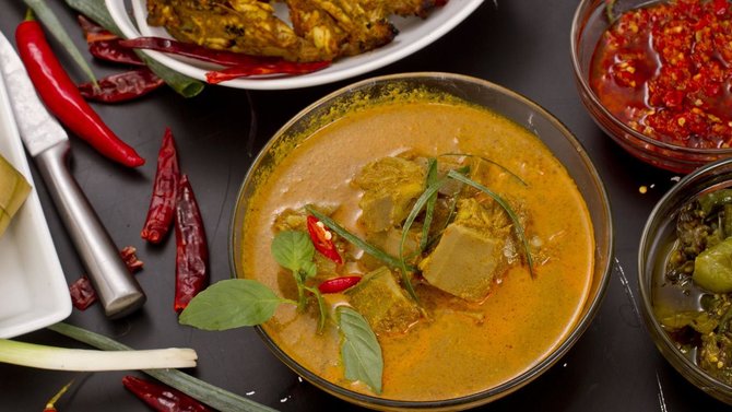 ilustrasi gulai nangka