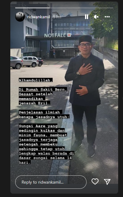 alasan jenazah eril masih utuh