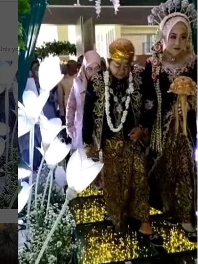 intip momen pernikahan adul dan wenty eri banjir air mata