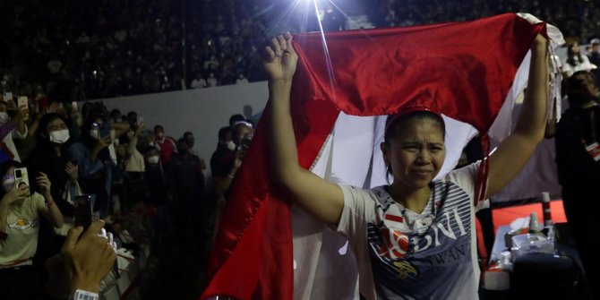 Foto : Tangis Greysia Polii Saat Pamit