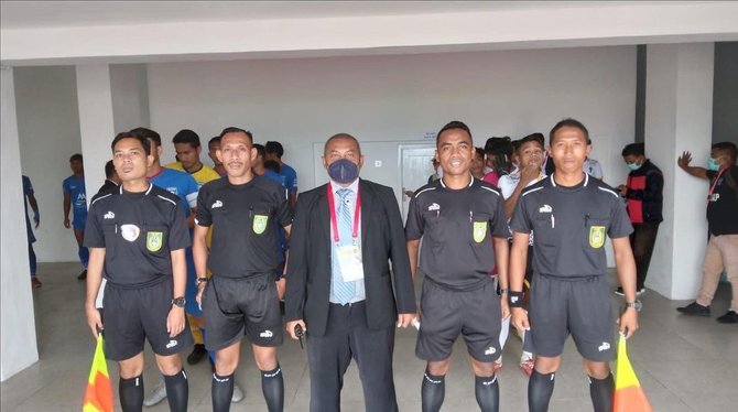 wasit dipukul anggota dprd gerindra prajurit kostrad tni