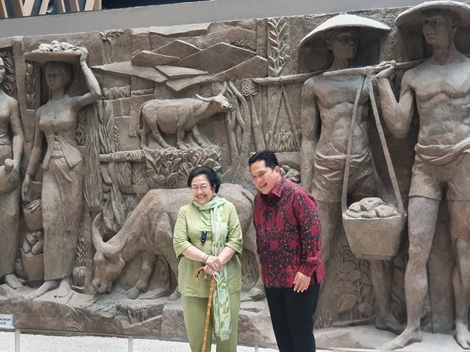 megawati dan erick thohir di sarinah